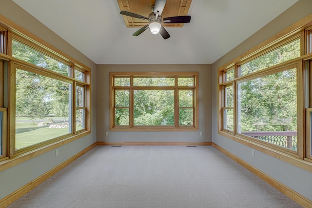 442 Wren Ln, Hudson, WI 54016 - unfurnished sunroom featuring vaulted ceiling and healthy amount of natural light