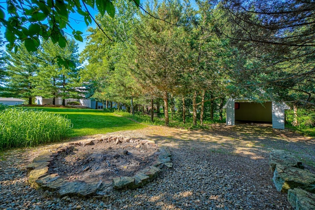 442 Wren Ln, Hudson, WI 54016 - view of grassy yard with an outbuilding