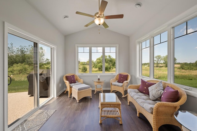 19400 75th Ave, Corcoran, MN 55340 - sunroom with healthy amount of natural light and lofted ceiling