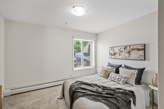 3729 Snelling Ave Unit 108, Minneapolis, MN 55406 - bedroom with carpet and a baseboard heating unit