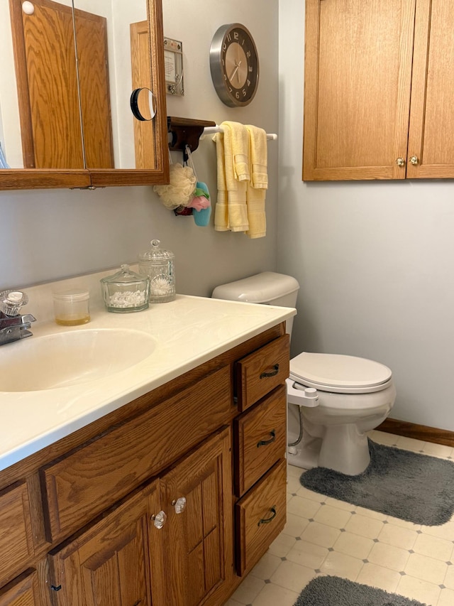 31044 Acorn Lake Rd, Frazee, MN 56544 - half bath with vanity and toilet