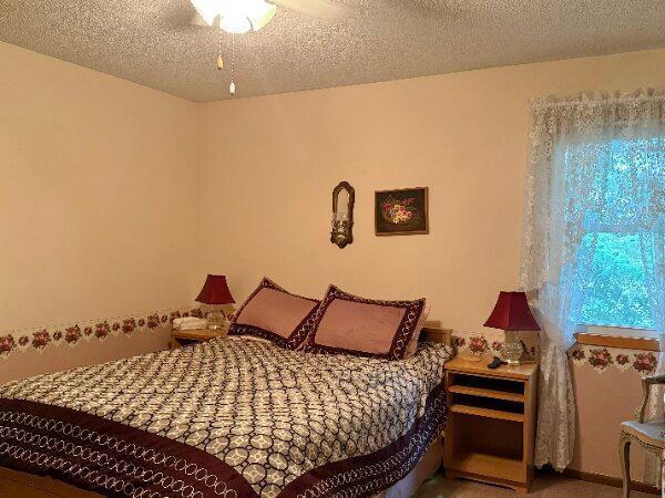 31044 Acorn Lake Rd, Frazee, MN 56544 - bedroom featuring a textured ceiling