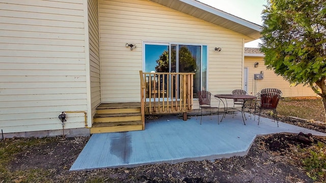 31044 Acorn Lake Rd, Frazee, MN 56544 - back of house featuring a patio area and a deck