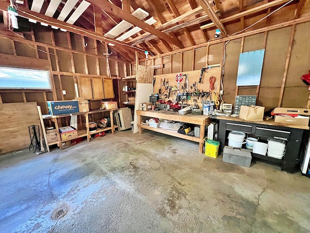 39631 342nd Ln, Aitkin, MN 56431 - garage featuring a workshop area
