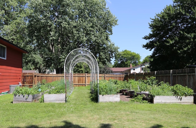8301 Sumter Ave N, Brooklyn Park, MN 55445 - view of yard with a garden