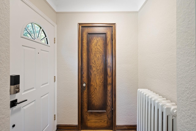 5321 Park Ave, Minneapolis, MN 55417 - corridor with radiator and a textured wall