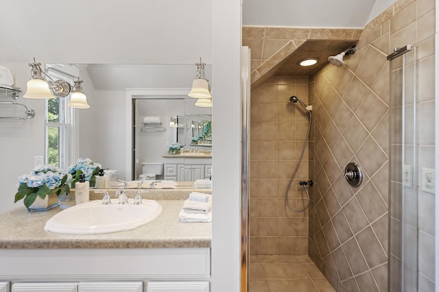 5321 Park Ave, Minneapolis, MN 55417 - full bath featuring a stall shower and vanity