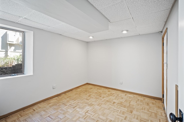 5321 Park Ave, Minneapolis, MN 55417 - spare room with a paneled ceiling and baseboards