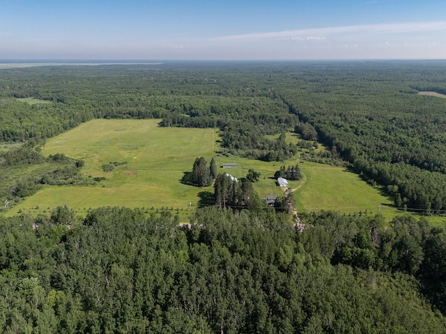 6770 County Road 65 NE, Deer River, MN 56636 - aerial view of property and surrounding area featuring a forest