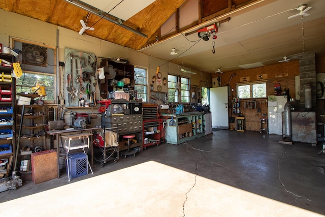 6770 County Road 65 NE, Deer River, MN 56636 - garage featuring a workshop area
