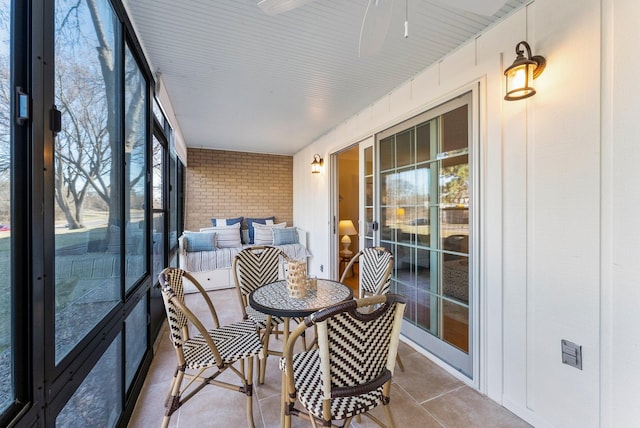 4380 Brookside Ct Unit 103, Edina, MN 55436 - sunroom / solarium with ceiling fan
