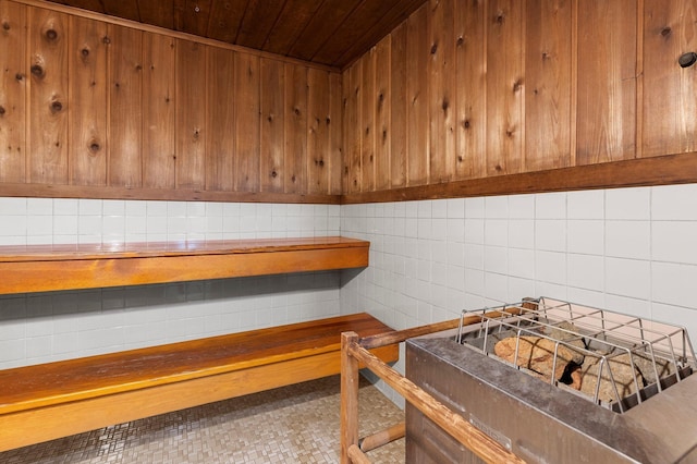 4380 Brookside Ct Unit 103, Edina, MN 55436 - relaxing sauna with wooden ceiling