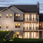 3271 Casco Cir, Orono, MN 55391 - back of property featuring a balcony and board and batten siding