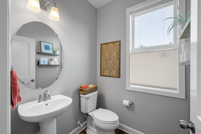 1126 Stonebridge Path, Jordan, MN 55352 - half bathroom with toilet and a sink