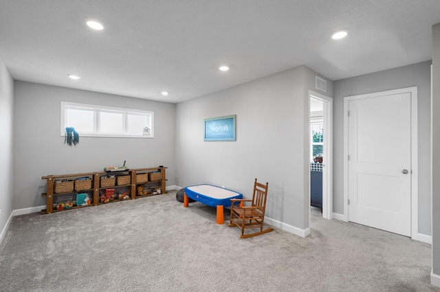 1126 Stonebridge Path, Jordan, MN 55352 - game room featuring carpet flooring and recessed lighting