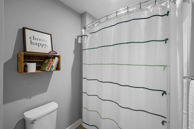 1126 Stonebridge Path, Jordan, MN 55352 - bathroom featuring toilet and a shower with curtain