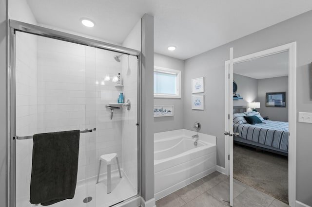 1126 Stonebridge Path, Jordan, MN 55352 - full bath with ensuite bath, a garden tub, and a shower stall