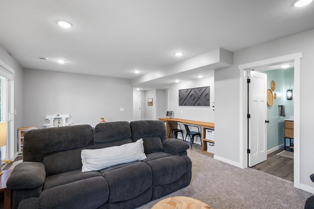 1126 Stonebridge Path, Jordan, MN 55352 - living room with recessed lighting and carpet
