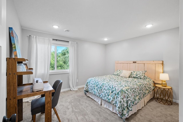 1126 Stonebridge Path, Jordan, MN 55352 - bedroom with light carpet and recessed lighting