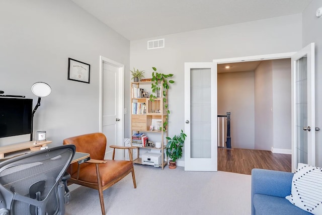 8251 62nd St, Bay South, Cottage Grove, MN 55016 - office with french doors and wood finished floors