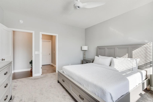 8251 62nd St, Bay South, Cottage Grove, MN 55016 - bedroom featuring light colored carpet and ceiling fan