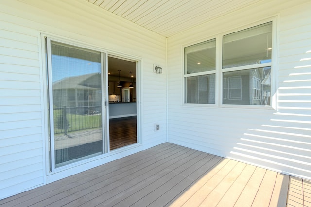 8251 62nd St, Bay South, Cottage Grove, MN 55016 - view of wooden deck