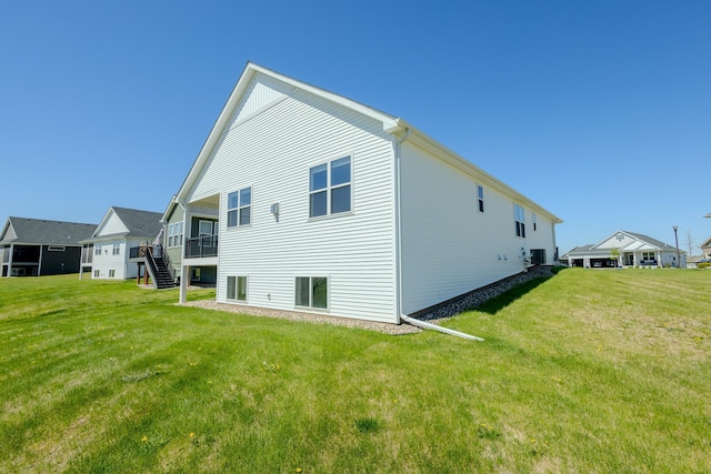 8251 62nd St, Bay South, Cottage Grove, MN 55016 - back of house with a yard and stairs