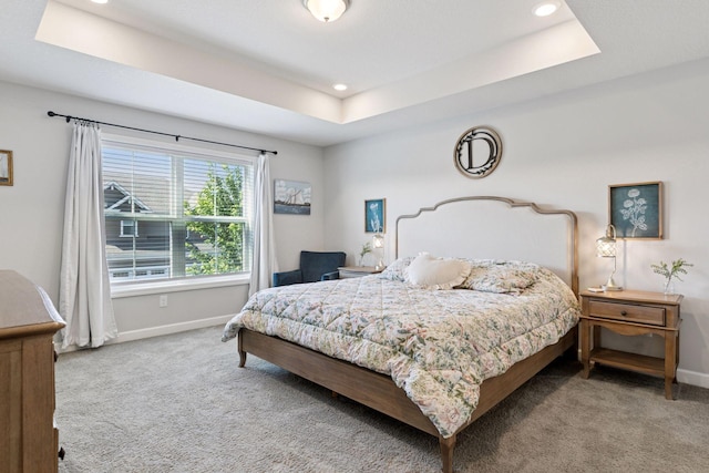 4297 Corn Silk Ln, Woodbury, MN 55129 - carpeted bedroom with a raised ceiling and recessed lighting