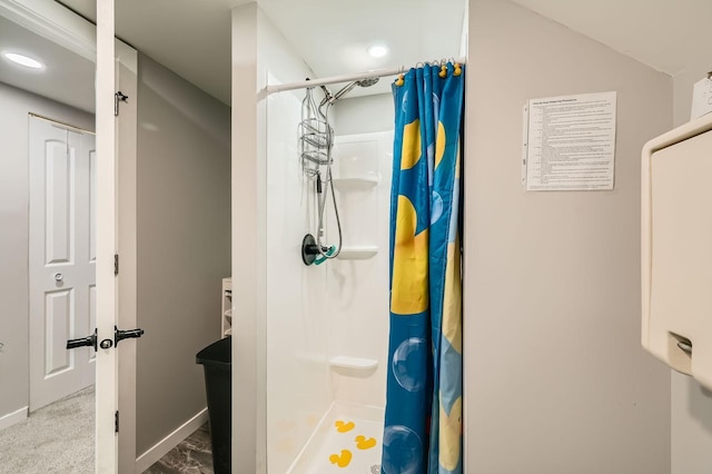 1268 Stanford Ave, Saint Paul, MN 55105 - full bath with a shower stall and recessed lighting