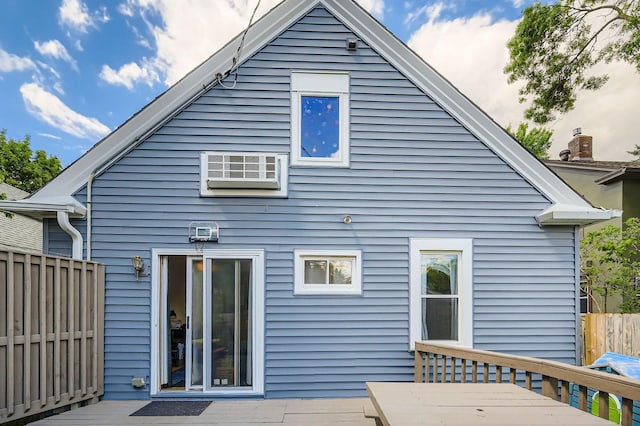 1268 Stanford Ave, Saint Paul, MN 55105 - back of house featuring a deck