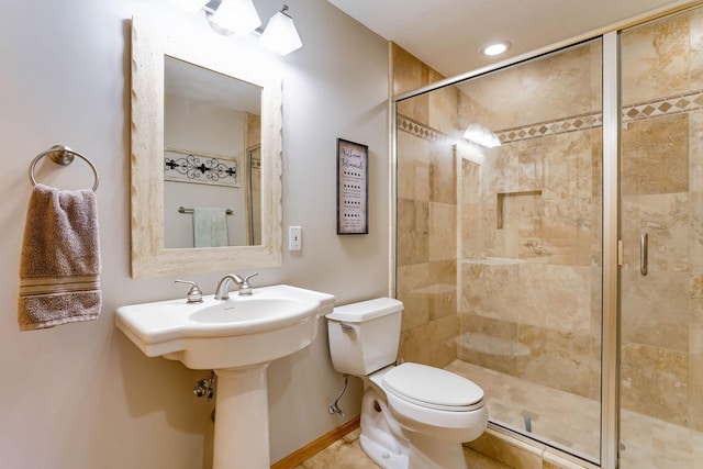 2064 141st Ln NE, Ham Lake, MN 55304 - full bath featuring toilet and a shower stall