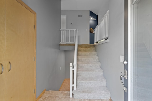 9610 28th Ave N, Plymouth, MN 55441 - stairs featuring tile patterned flooring