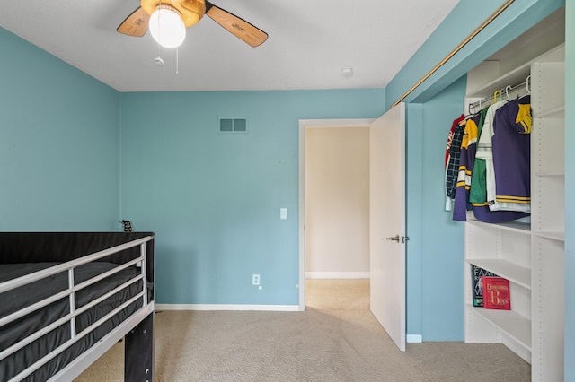 9610 28th Ave N, Plymouth, MN 55441 - unfurnished bedroom featuring carpet and a ceiling fan