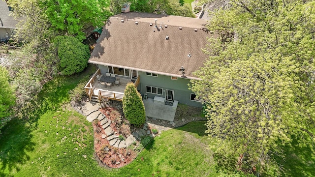 9610 28th Ave N, Plymouth, MN 55441 - view from above of property