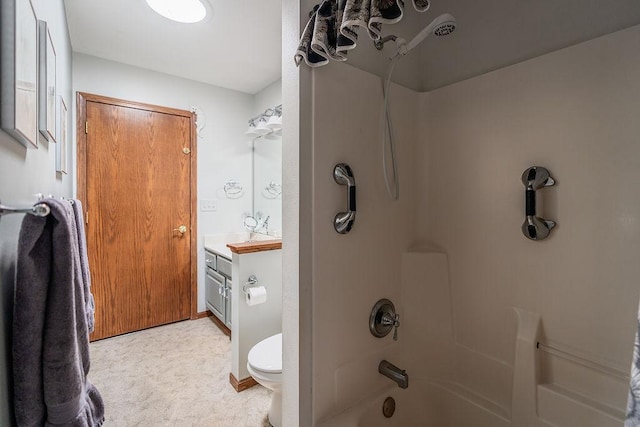 2711 Cedar Ave, Holmen, WI 54636 - full bathroom featuring vanity and bathtub / shower combination