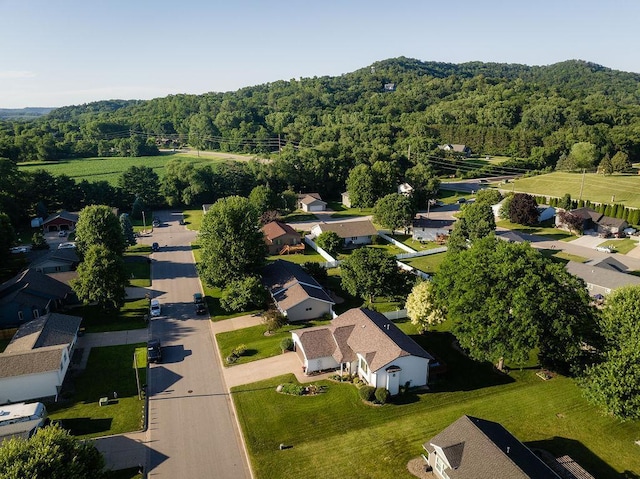 2711 Cedar Ave, Holmen, WI 54636 - aerial view of property's location featuring a heavily wooded area and nearby suburban area