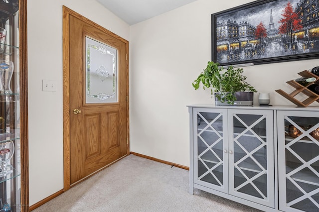 426 3rd Ave E, West Fargo, ND 58078 - carpeted foyer entrance featuring baseboards