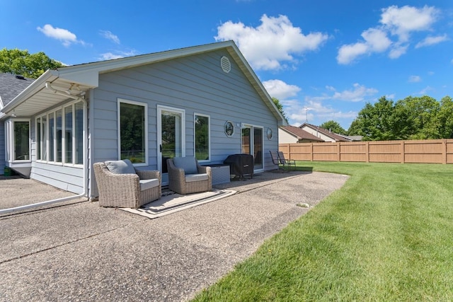 905 Sellards Dr, Dassel, MN 55325 - rear view of house with a patio