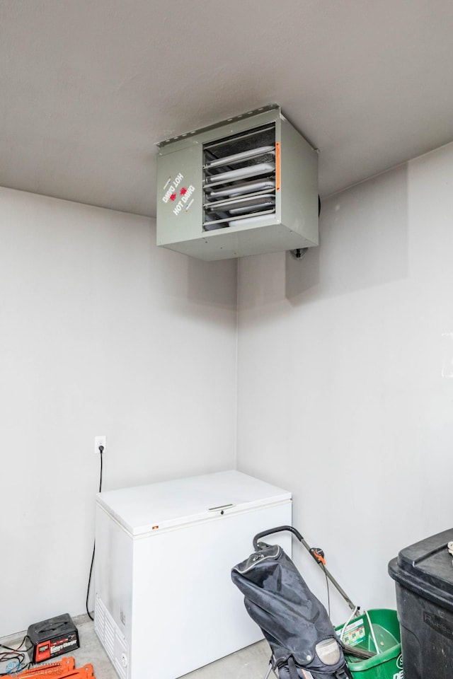 3137 6th St E, West Fargo, ND 58078 - detailed view of refrigerator and a heating unit