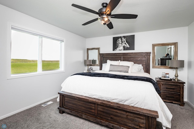 8827 Northern Lights Ave, Horace, ND 58047 - carpeted bedroom with baseboards and ceiling fan