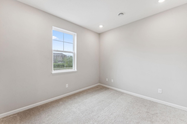 7419 E Ramsey Pkwy NW, Ramsey, MN 55303 - carpeted spare room featuring baseboards and recessed lighting