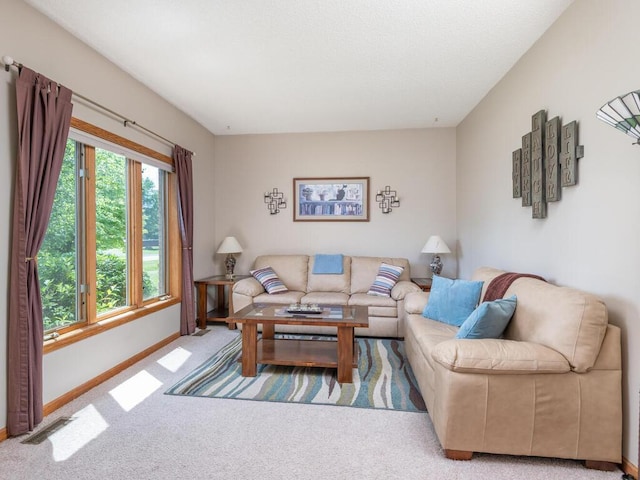 13680 57th St NE, Saint Michael, MN 55376 - carpeted living area featuring baseboards