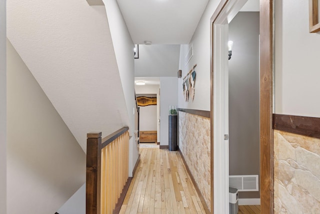 708 Riverside Dr N, North Hudson, WI 54016 - hallway with light wood-style floors