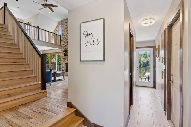 708 Riverside Dr N, North Hudson, WI 54016 - hallway with stairs