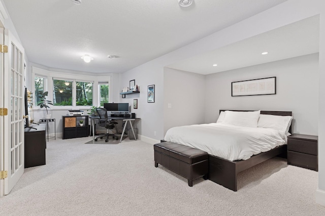 4312 France Ave S, Edina, MN 55410 - bedroom with a desk, carpet flooring, and recessed lighting