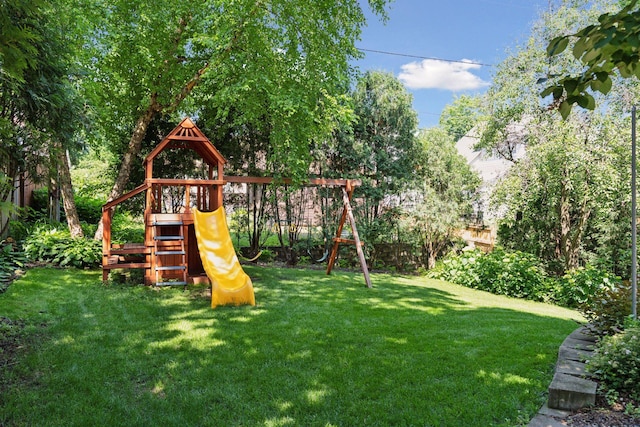 4312 France Ave S, Edina, MN 55410 - view of playground with a lawn