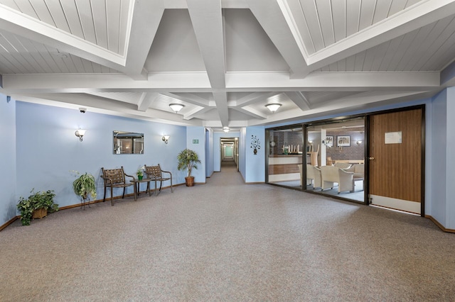 3850 Plymouth Blvd Unit 204, Plymouth, MN 55446 - common area featuring beamed ceiling and a security system