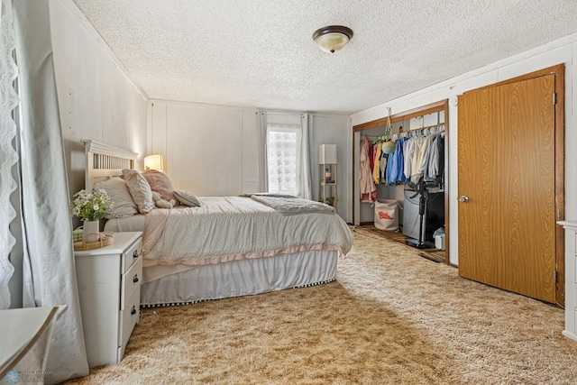 1329 12th St N, Fargo, ND 58102 - bedroom with a textured ceiling and carpet
