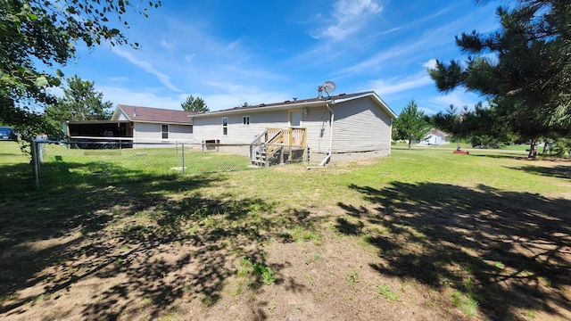 3665 Fox Ln, Pequot Lakes, MN 56472 - back of property