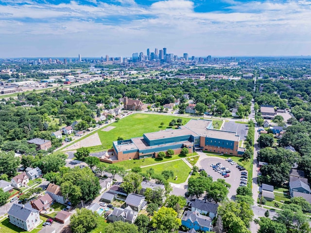 2700 Aldrich Ave N, Minneapolis, MN 55411 - drone / aerial view of skyline
